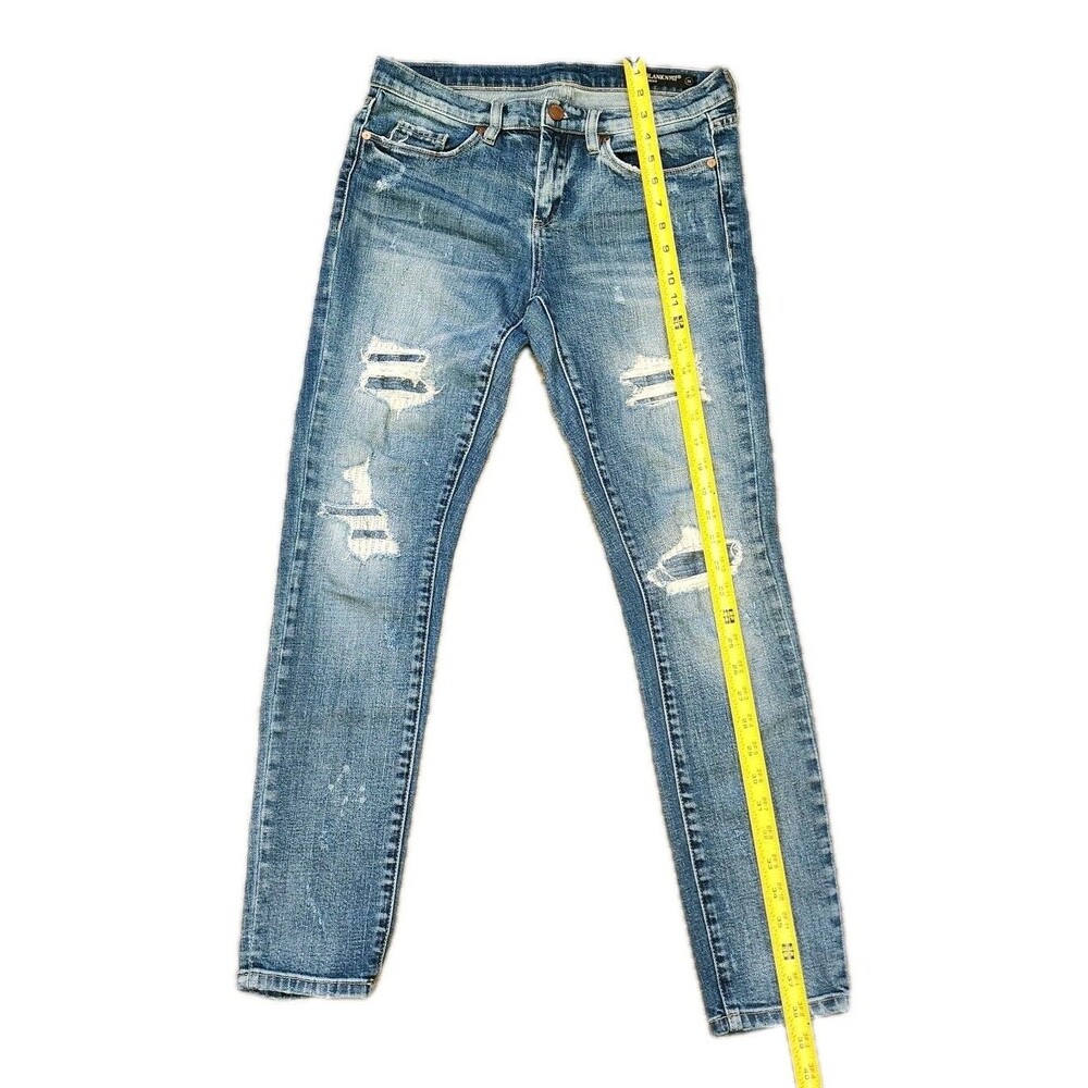 Blank NYC The Reade Jeans Women's Size 28 Distressed Blue Denim - Picture 2 of 10